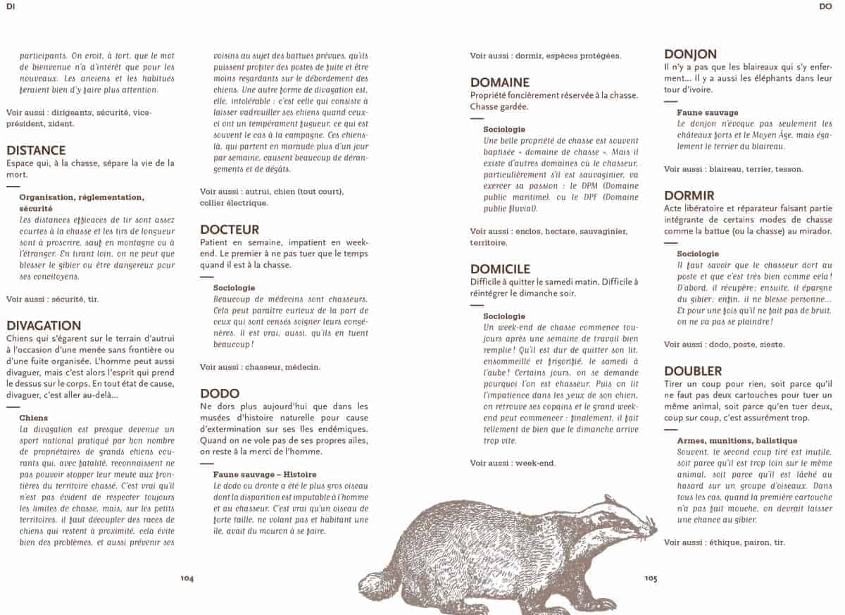 Dictionnaire humoristique de la chasse - Editions du Gerfaut