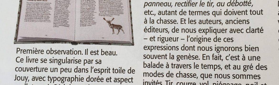 Qui va à la chasse connaissance de la chasse mai 2018