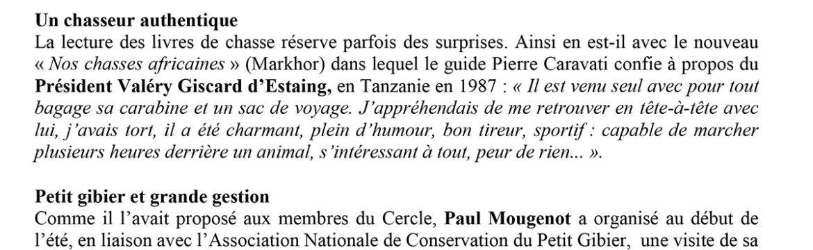 lettre dinformation gastonphoebus 10 2018 Terres de chasse 1