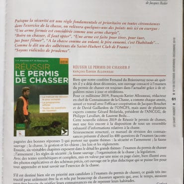 reussir le permis de chasser 2019 saint hubert dec 2018