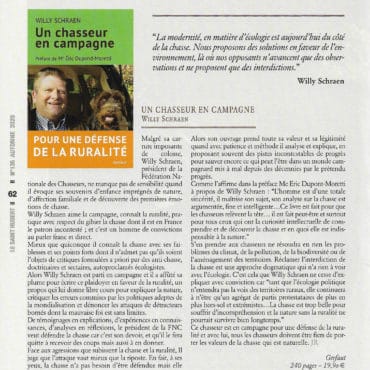 article W. Schraen Un chasseur en campagne