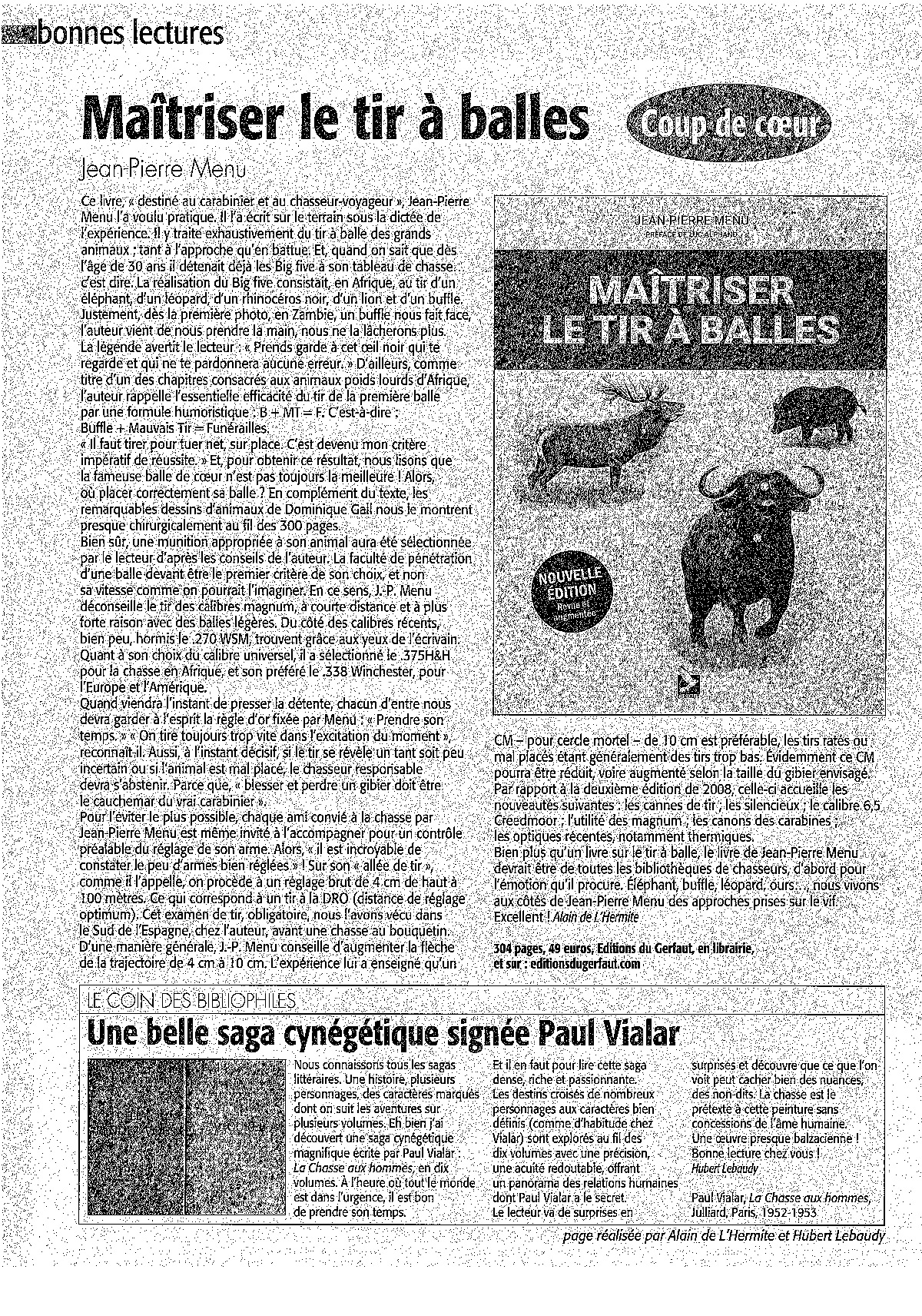 article maitriser le tir a balles