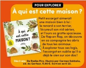 Publicité du magazine "petit ours brun"