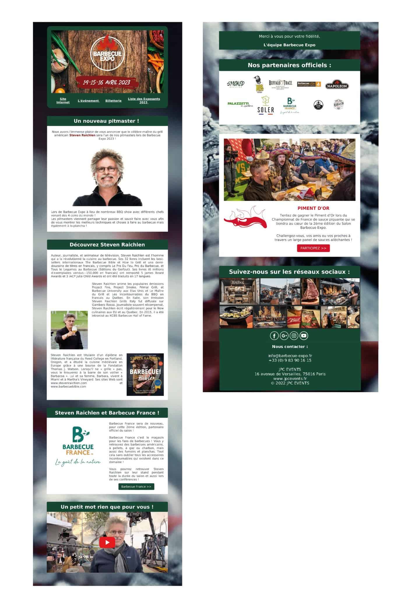 Newsletter barbecue expo