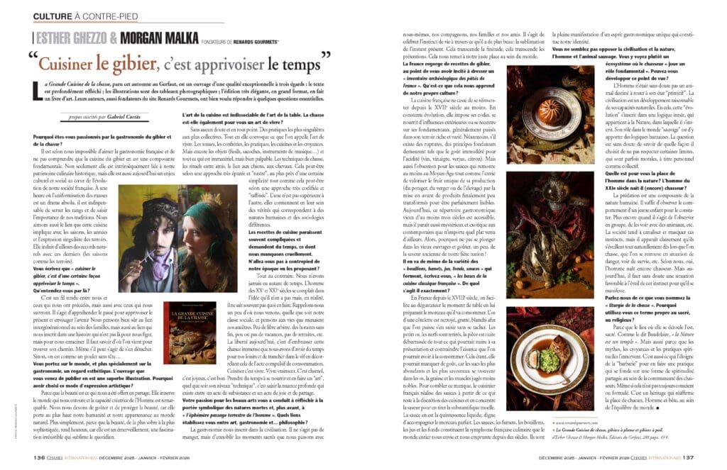 Chasses internationales dec janv fev 2026