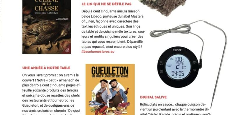 thumbnail Gueuleton parution La Grande Cuisine de la Chasse déc2025