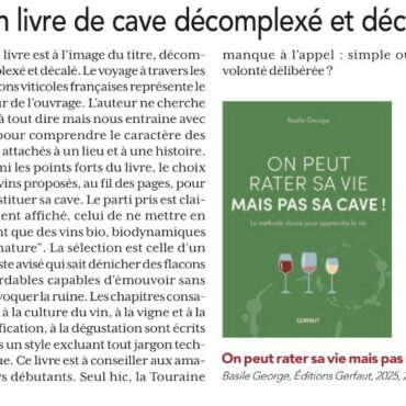 On peut rater sa vie mais pas sa cave